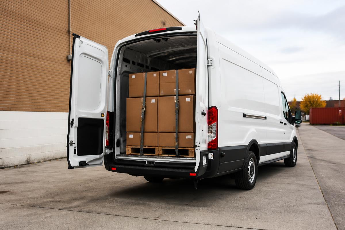 Cargo Van equipment on the road