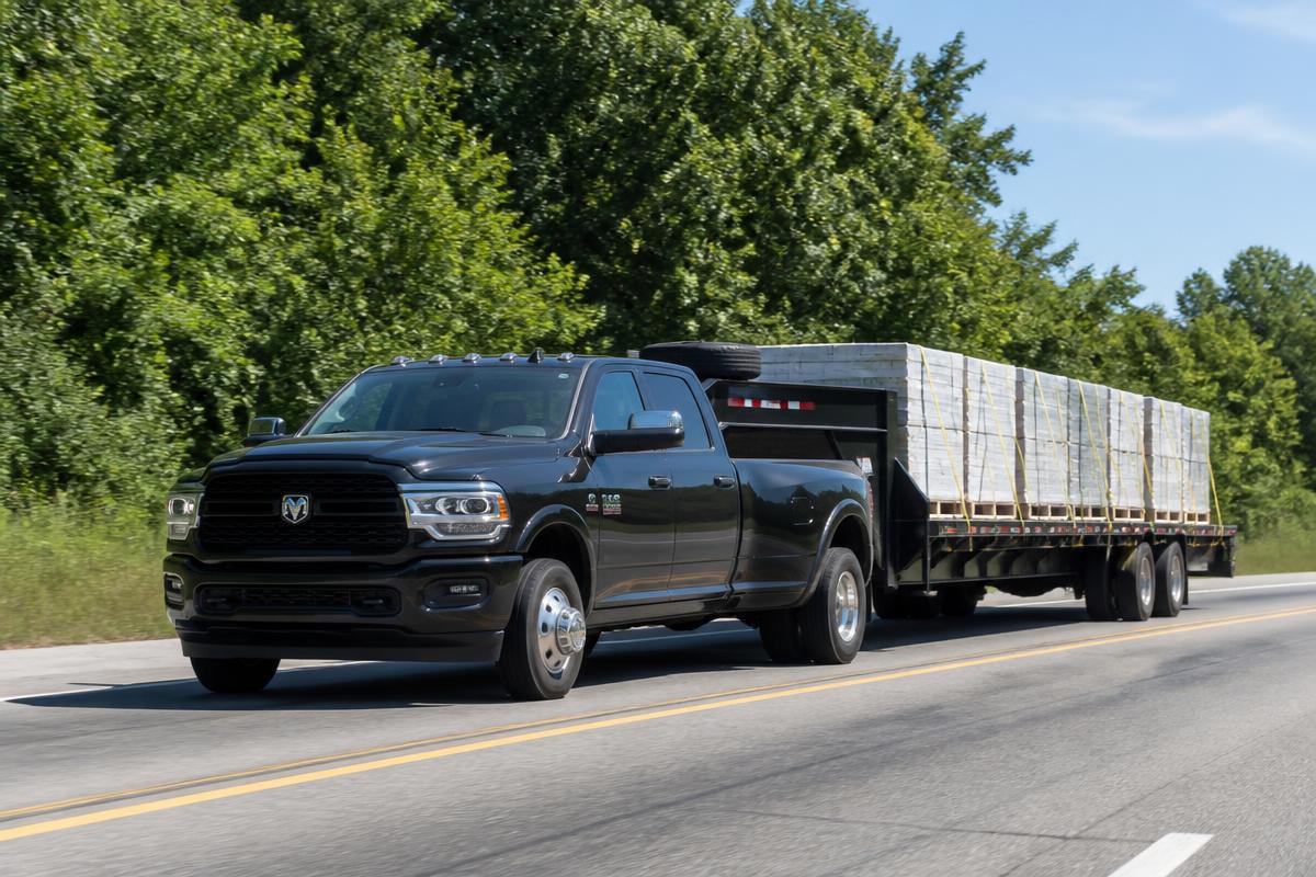 Hot Shot equipment on the road